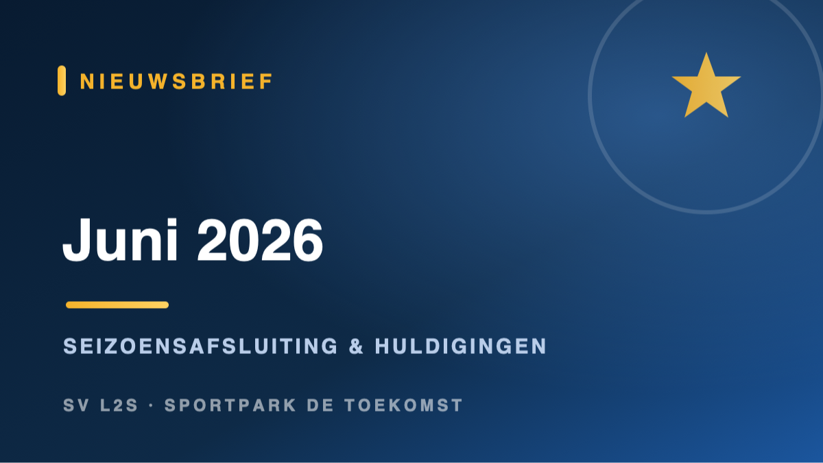 Nieuwsbrief juni — Seizoensafsluiting