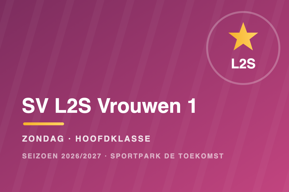 Teamfoto SV L2S Vrouwen 1